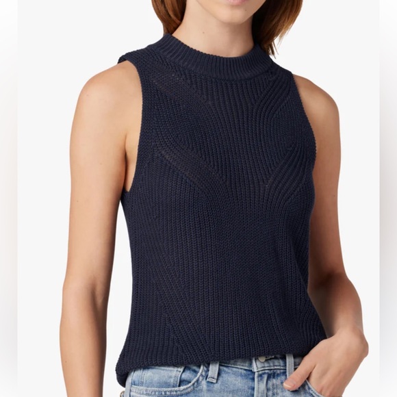 Joe's Jeans Tops - Joe’s Jeans The Teddie Sweater Tank Top Navy‎ Blue XS